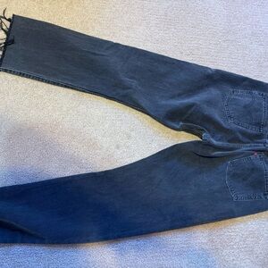 Women’s 501 Levi raw hem jeans